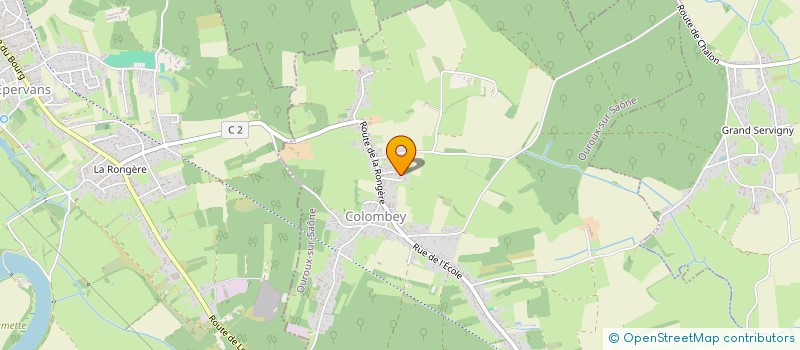 localisation de l'entreprise SCI MALAUPHIVE  OUROUX-SUR-SAONE