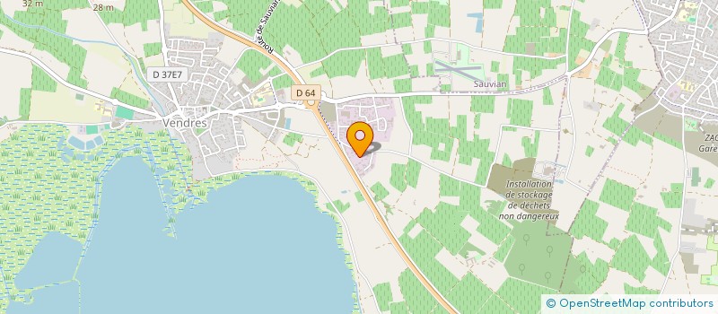 localisation de l'entreprise SCI MALAURIC  VENDRES