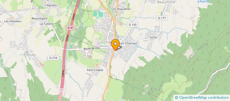 localisation de l'entreprise SCI MALAVAL  SAINT-JULIEN-EN-GENEVOIS