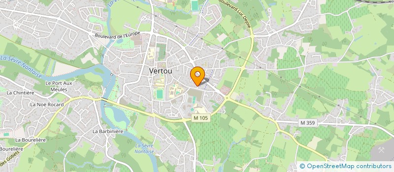 localisation de l'entreprise SCI MALAXE  VERTOU