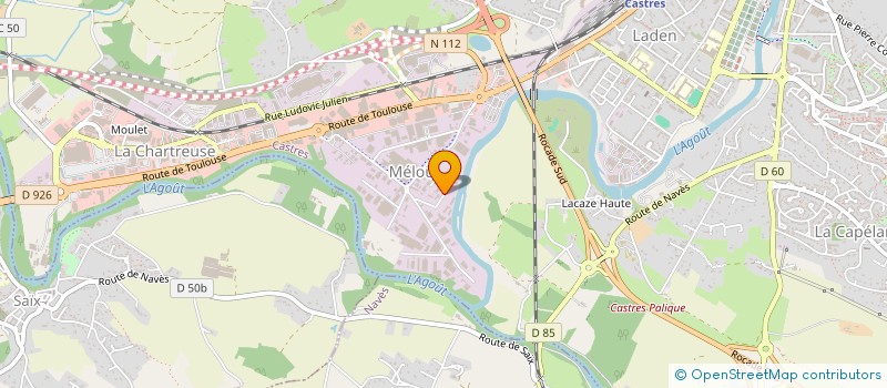 localisation de l'entreprise SCI MALBEC  CASTRES