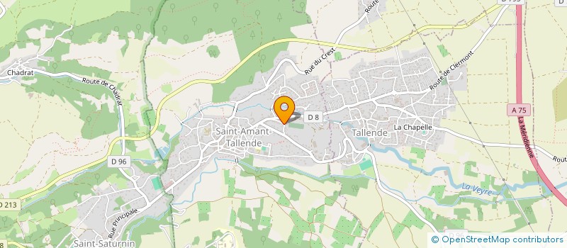 localisation de l'entreprise SCI MALBET  SAINT-AMANT-TALLENDE