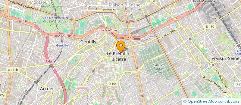localisation de l'entreprise SCI MALC à KREMLIN BICETRE
