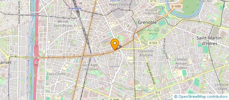localisation de l'entreprise SCI MALCAB à GRENOBLE