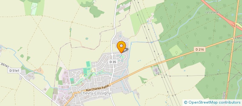 localisation de l'entreprise SCI MALDANT JH  CHEVRY-COSSIGNY