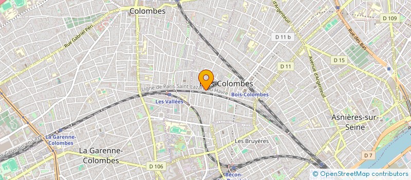localisation de l'entreprise SCI MALDIVES à BOIS-COLOMBES