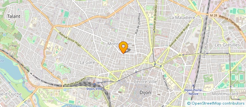 localisation de l'entreprise SCI MALDIVES à DIJON