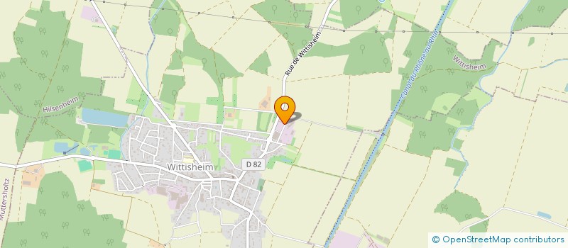 localisation de l'entreprise SCI MALDO  WITTISHEIM