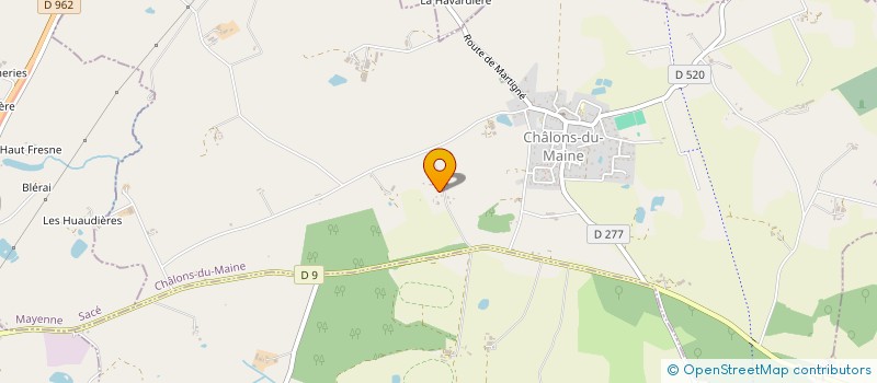 localisation de l'entreprise SCI MALDREA  CHALONS-DU-MAINE