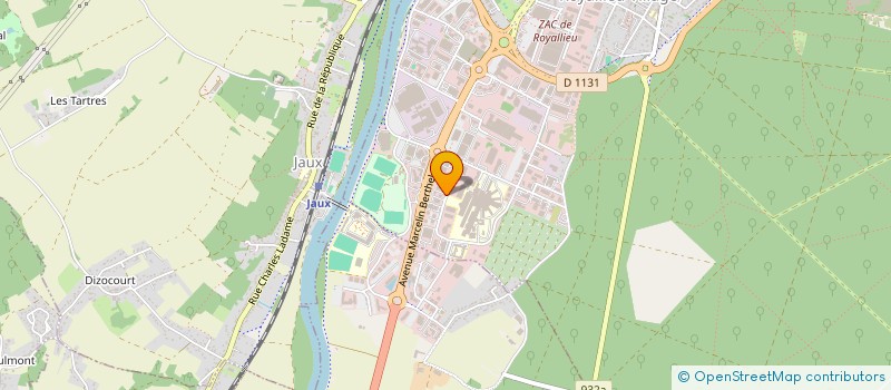 localisation de l'entreprise SCI MALEA 1  COMPIEGNE