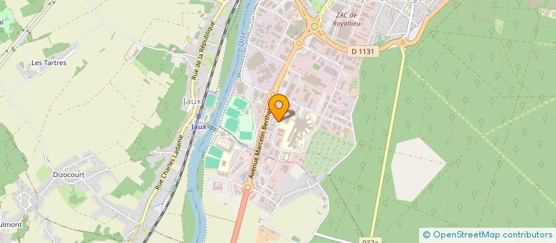 localisation de l'entreprise SCI MALEA 2  COMPIEGNE