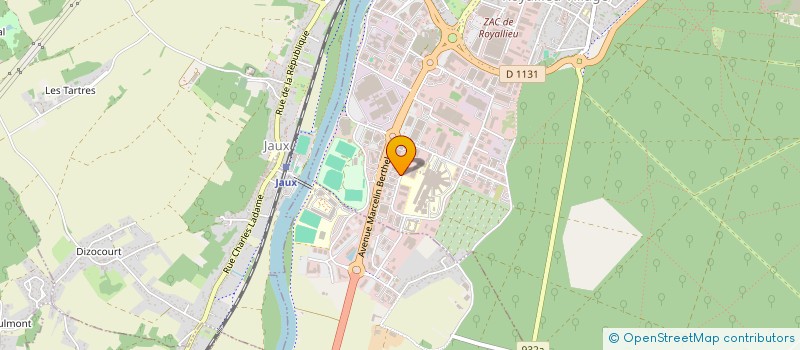 localisation de l'entreprise SCI MALEA  COMPIEGNE