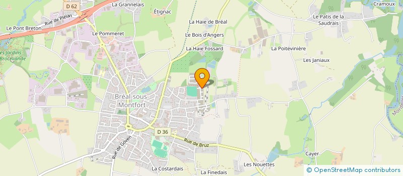 localisation de l'entreprise SCI MALEA  BREAL-SOUS-MONTFORT