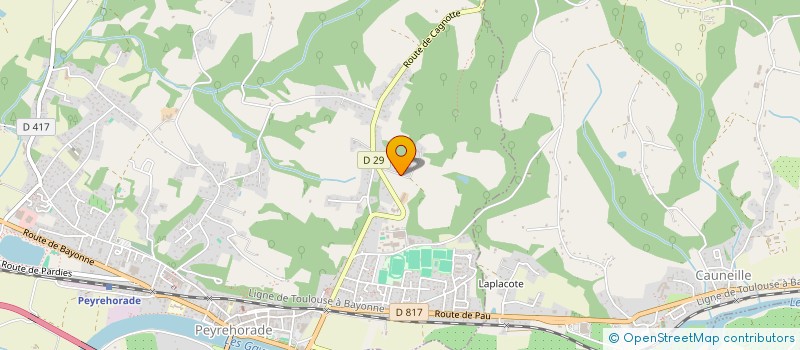 localisation de l'entreprise SCI MALEA LANDES  PEYREHORADE