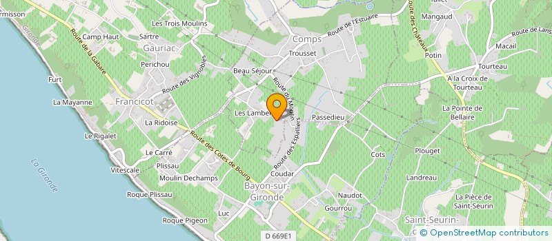 localisation de l'entreprise SCI MALEJU  COMPS