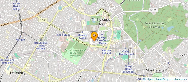 localisation de l'entreprise SCI MALEK à CLICHY-SOUS-BOIS