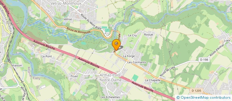 localisation de l'entreprise SCI MALELEA  ARTHAZ-PONT-NOTRE-DAME