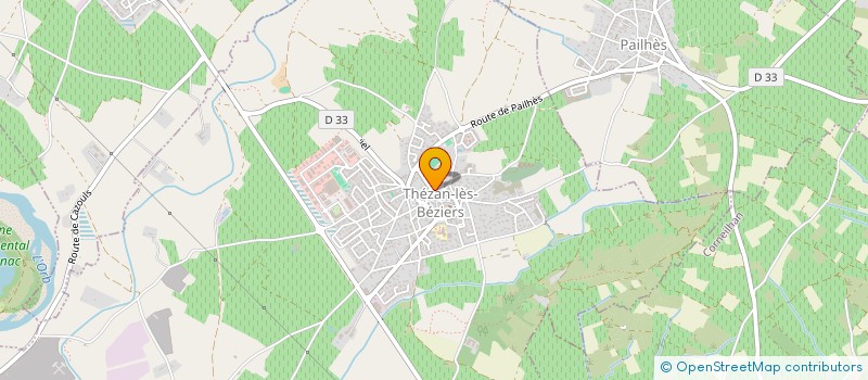 localisation de l'entreprise SCI MALELO  THEZAN-LES-BEZIERS