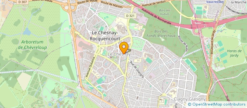 localisation de l'entreprise SCI MALEMRO  LE CHESNAY-ROCQUENCOURT