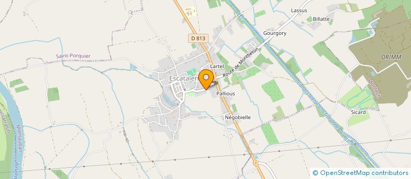 localisation de l'entreprise SCI MALENA  ESCATALENS