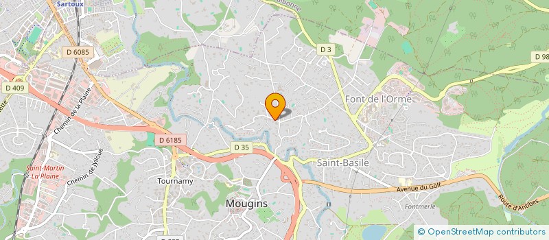 localisation de l'entreprise SCI MALENKAIA à MOUGINS