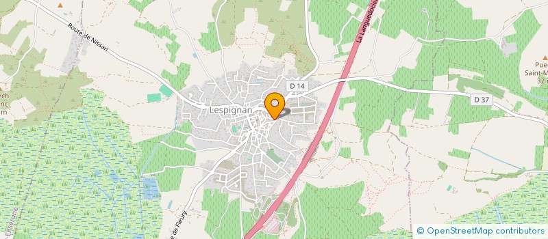 localisation de l'entreprise SCI MALEO  LESPIGNAN