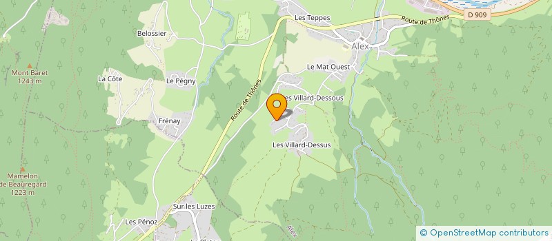 localisation de l'entreprise SCI MALEOVALE  ALEX