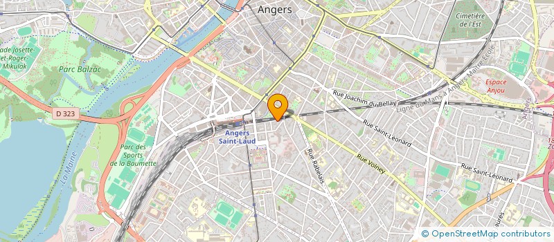 localisation de l'entreprise SCI MALER à ANGERS