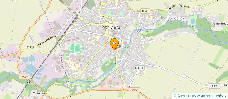 localisation de l'entreprise SCI MALESHERBES INVESTISSEMENT - 45 à LE MALESHERBOIS