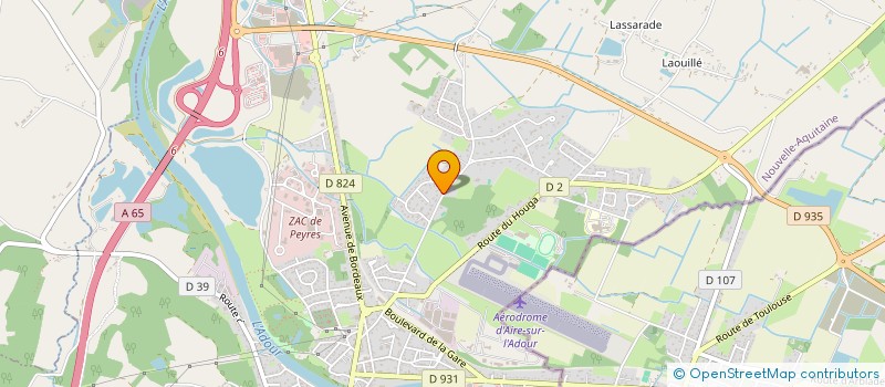 localisation de l'entreprise SCI MALET  AIRE SUR L'ADOUR