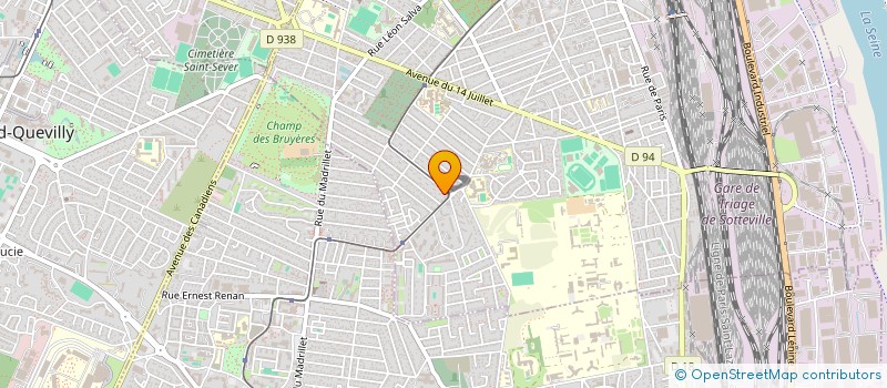 localisation de l'entreprise SCI MALETRA  SOTTEVILLE-LES-ROUEN