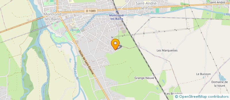 localisation de l'entreprise SCI MALEVA  MONTROND-LES-BAINS