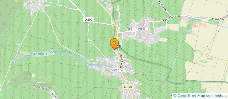 localisation de l'entreprise SCI MALEVA  MITTELWIHR