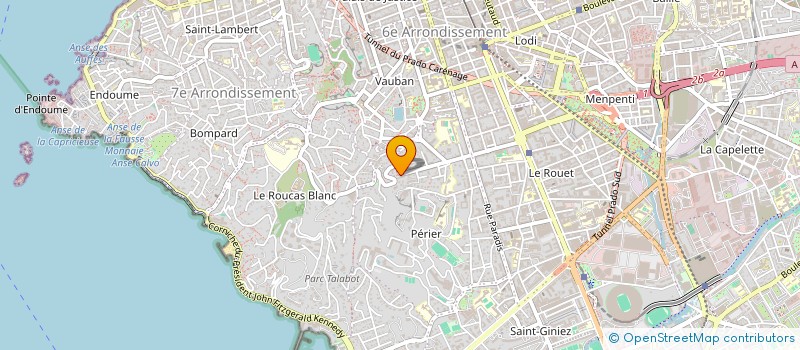 localisation de l'entreprise SCI MALEVAL à MARSEILLE