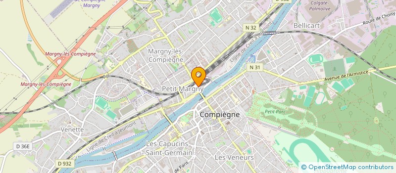 localisation de l'entreprise SCI MALEVI  COMPIEGNE