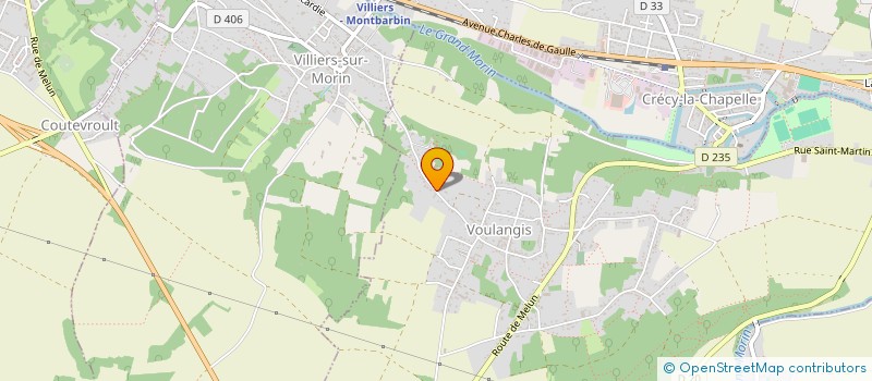 localisation de l'entreprise SCI MALEX  VOULANGIS