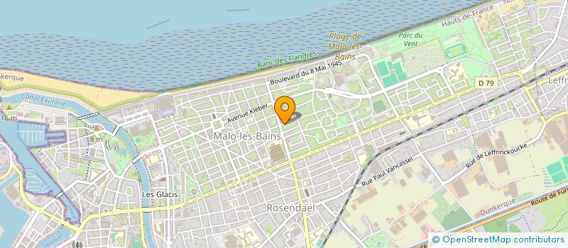 localisation de l'entreprise SCI MALEX à DUNKERQUE