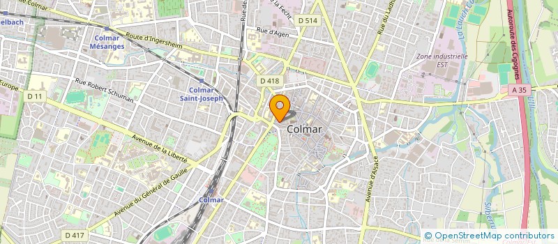 localisation de l'entreprise SCI MALEX  COLMAR