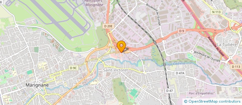 localisation de l'entreprise SCI MALEX  SAINT-VICTORET