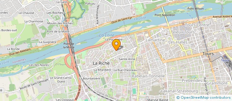 localisation de l'entreprise SCI MALEX  LA RICHE