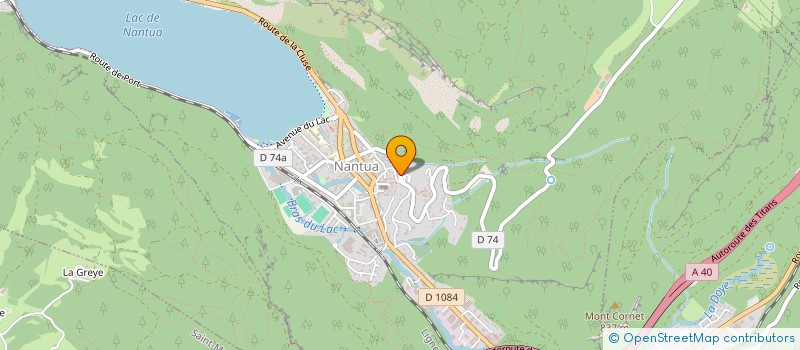 localisation de l'entreprise SCI MALEX IMMO à NANTUA