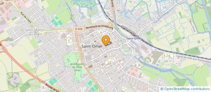 localisation de l'entreprise SCI MALEX3  SAINT-OMER