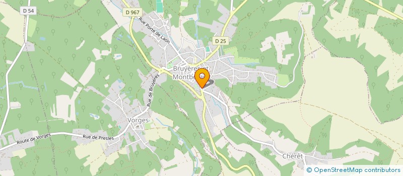 localisation de l'entreprise SCI MALEXCA à BRUYERES-ET-MONTBERAULT