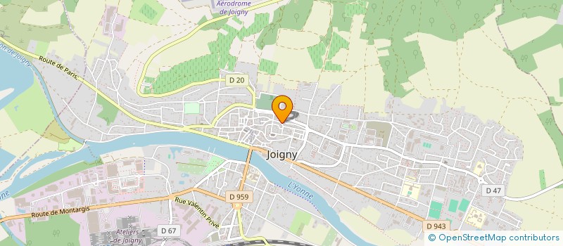 localisation de l'entreprise SCI MALF à JOIGNY