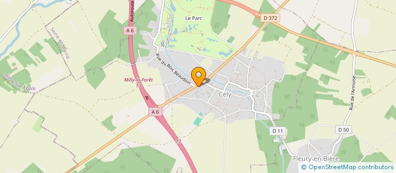 localisation de l'entreprise SCI MALFANT  CELY