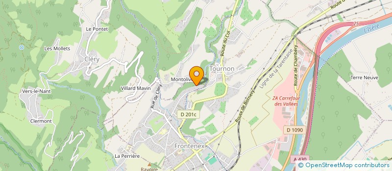 localisation de l'entreprise SCI MALFIDRON  FRONTENEX