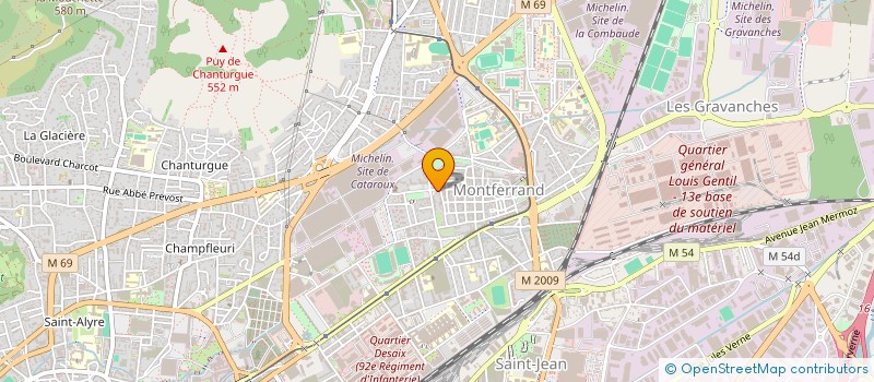 localisation de l'entreprise SCI MALFREYT  CLERMONT-FERRAND