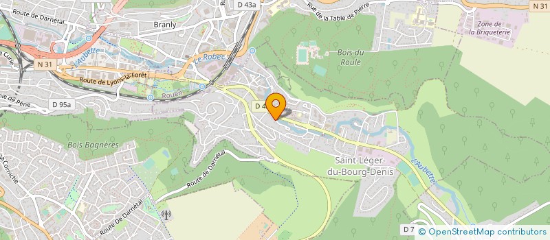 localisation de l'entreprise SCI MALHE  SAINT-LEGER-DU-BOURG-DENIS