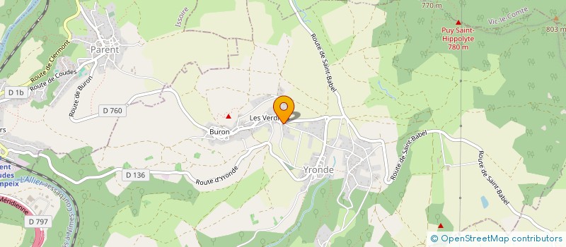 localisation de l'entreprise SCI MALHERBE  YRONDE-ET-BURON