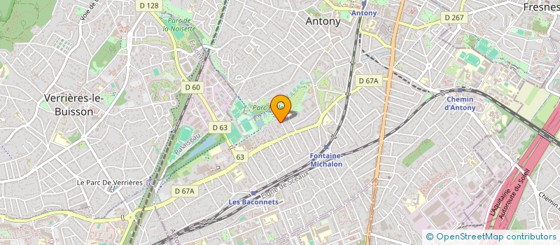 localisation de l'entreprise SCI MALHERBE à ANTONY